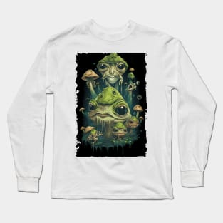 Frogs And Shrooms Long Sleeve T-Shirt